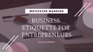 Book Cover: Business Etiquette for Entrepreneurs