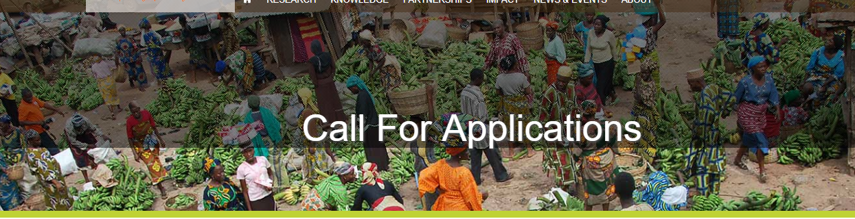 Apply for the Youth engagement in agribusiness and rural economic activities in Africa: Up to $10,000 grant available.