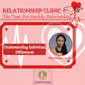 Book Cover: Understanding Individual Differences In Relationship