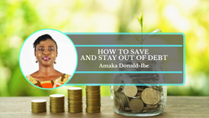 Book Cover: How to save and stay out of debt